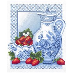 Кристальная мозаика Фрея "Спелая клубника", 41*34 см (ALVR-26 038) Freya