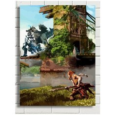 Картина по номерам игра Horizon Zero Dawn (Элой) - 8915 В 30x40