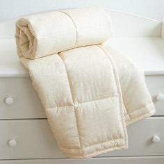 Детское одеяло теплое стеганое для новорожденных 105х140 файбер(200гр.) всесезонное в кроватку и коляску Baby nice