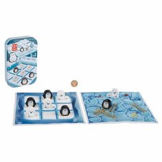 Игры в дорогу Hape 2 в 1, Крестики-нолики, бродилка