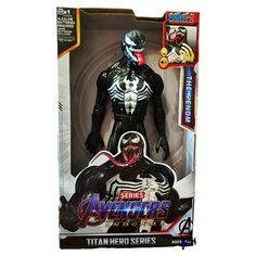 Фигурка супер героя Веном 30см. со световыми и звуковыми эффектами /Titan Hero series Venom/Фигурка Мстители Веном 30см. Avengers