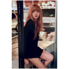 Картина по номерам на холсте BLACKPINK Kpop Lisa - 987 40X60