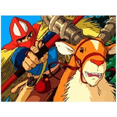 Картина по номерам на холсте Аниме Принцесса Мононоке 5568 40x30