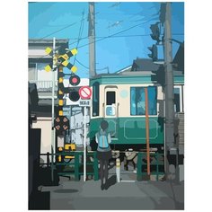 Картина по номерам на холсте Аниме пейзаж (Миядзаки, Природа) - 7219 В 30x40