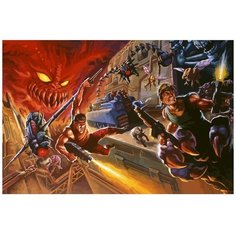Картина по номерам на холсте Contra - 2
