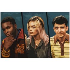 Картина по номерам на холсте Сексуальное просвещение - 543