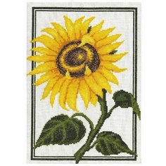 Набор для вышивания "Подсолнух", 23x30 см, Палитра