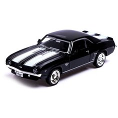 Машинка Автоград Chevrolet Camaro SS 1:32, 15 см, черный