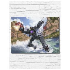 Картина по номерам на холсте Apex Legends (апекс ледженс, шутер, PS, Xbox, PC, Switch) - 10364 30x40