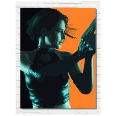 Картина по номерам на холсте игра Resident Evil 3 (PS, Xbox, PC, Switch) - 11156 В 30x40
