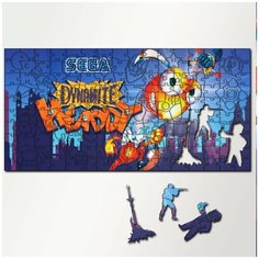 Пазл из дерева с фигурками, 230 деталей, 46х23 см игры Dynamite Headdy - 5640 Puzzle Wood