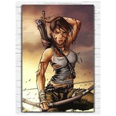 Картина по номерам на холсте игра Shadow of the Tomb Raider Collection (PS, Xbox, PC, Switch) - 9721 В 60x40