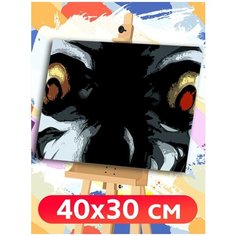 Картина по номерам Тетрадь Смерти (Рюк, Ягами Лайт, Эл, L) - 8002 Г 30x40