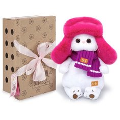 Мягкая игрушка кошечка Ли-Ли в меховой шапке, 27 см Budi Basa Collection