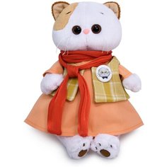 Мягкая игрушка Кошечка Ли-Ли в платье с шарфом, 24 см Budi Basa