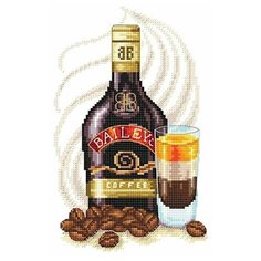 Набор для вышивания Сделано с любовью "Бейлис" 15x22 см, Напитки Еда