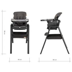 Стул Tutti Bambini для кормления High chair Nova Complete, Black/Black