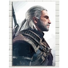 Картина по номерам игра Ведьмак Геральт - 6733 В 60x40