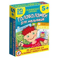 Настольная игра Головоломки для мальчиков, 1 шт. Дрофа Медиа