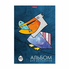 Альбом для рисования на клею Birds, А4, 40 листов Erich Krause