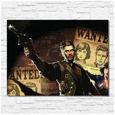 Картина по номерам на холсте игра Bioshock Infinite - 11577 Г 30x40