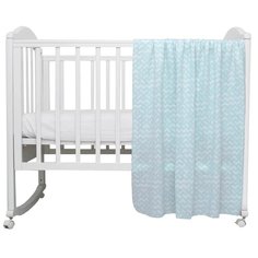Плед Baby Nice 118х100 см орнамент/голубой