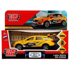 Такси ТЕХНОПАРК Lada Vesta SW Cross Такси VESTACROSS-12TAX-GET 1:132, 12 см, желтый