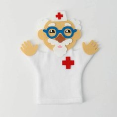 Smile Decor Пальчиковый театр кукла на руку «Доктор Айболит»