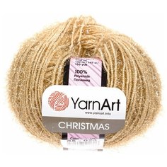 Пряжа YarnArt Christmas (ЯрнАрт Крисмас) 10 мотков цвет 05, бежевый, 100% полиамид, 50 г 142 м