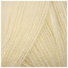 Пряжа "Angora real 40" 60% акрил, 40% шерсть 430м/100гр (01 кремовый) Нет бренда