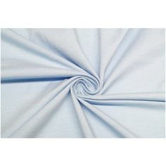 Ткань для шитья одежды и рукоделия. Кулирка с лайкрой (эластан) цвет голубой, отрез ткани: длина 150см ширина 180см. Кулирная гладь для шитья одежды.