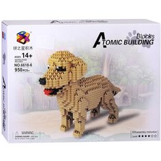 Конструктор пластиковый детский "Золотой ретривер" Oubaoloon 6618-6 (950 деталей)