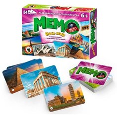 Настольная игра Русский стиль Фото-мемо "Весь мир", 34 карточки