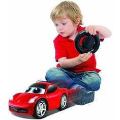 Машинка со звуком и светом пульт руль игрушка 2 года мальчик Bburago