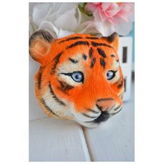 Силиконовая форма ТероПром 6996419 для мыла «Морда тигра» 2D Hobby Page