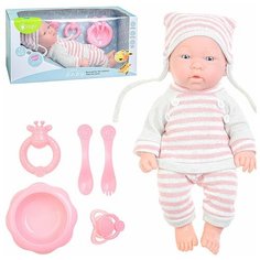 Кукла пупс для девочки 30 см, с аксессуарами, в коробке (358446) Нет бренда