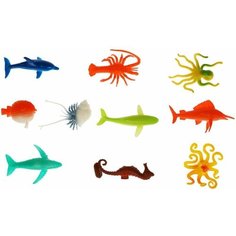 Пластизоль "Море" 10 шт. в пакете Играем вместе