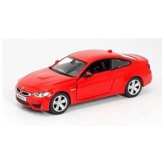 Машинка металлическая RMZ City 1:36 BMW M4 COUPE with Strip инерционная, 2 цвета (золотистая/красная), 12,60х4,83х3,57 см - Uni-Fortune [554035GLD]