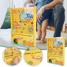 Развивающая деревянная игра Поймай шары / настольная игра для координации рук и глаз / Головоломка Монтессори Нет бренда