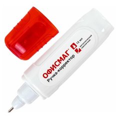 Ручка-корректор офисмаг 12 мл металлический наконечник, 12 шт