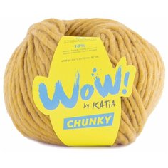Пряжа для вязания Katia Wow-Chunky, 75% акрил, 15% шерсть, 10% альпака