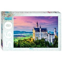 Пазлы для детей "Бавария, Замок", 560 элементов , игрушки для девочек и мальчиков Нет бренда