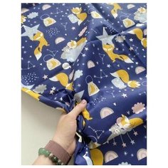 Ткань для шитья и рукоделия, сатин, отрез 1м Нет бренда