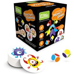 Настольная игра для развития внимательности с кубиками El`BascoKids "Монстрики" , ET03-010 Elbasco