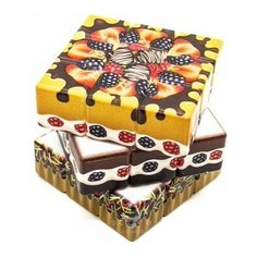 Кубик Рубика Calvins Puzzle Yummy Trifle 3x3 Цветной пластик