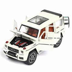 Машинка Mercedes-Benz G63 AMG в металлическом корпусе с имитацией выхлопа, со световыми и звуковыми эффектами Нет бренда