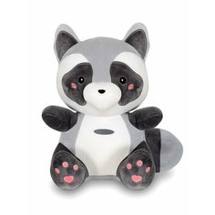 Мягкая игрушка подушка Енот "Енотий" 40 см, серый, Коробейники Sweet Home