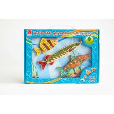 Магнитный конструктор деревянный "Рыбки" для детей от 3-х лет Sebico