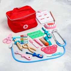 Игровой набор «Играем в доктора» мягкий кейс 22×15×14 см Россия