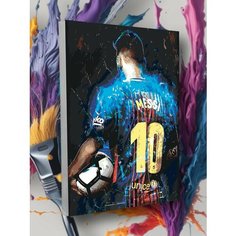 Картина по номерам Месси Футболист Мяч Круто красим